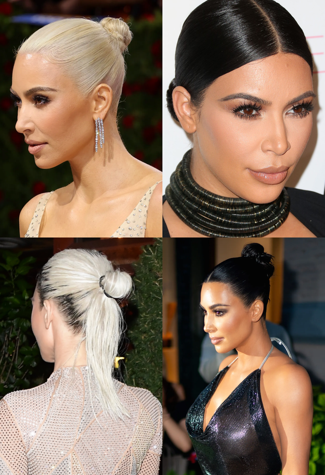 Kim Kardashian 5 ngày mới gội đầu vẫn có chiêu giấu tóc bết cực đỉnh - Ảnh 6.