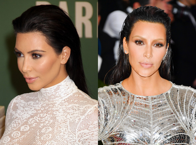 Kim Kardashian 5 ngày mới gội đầu vẫn có chiêu giấu tóc bết cực đỉnh - Ảnh 5.