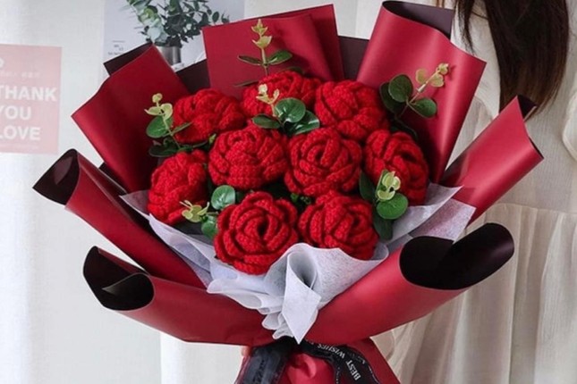 Lạ mắt trend mới hoa, quà dịp Valentine - Ảnh 1.