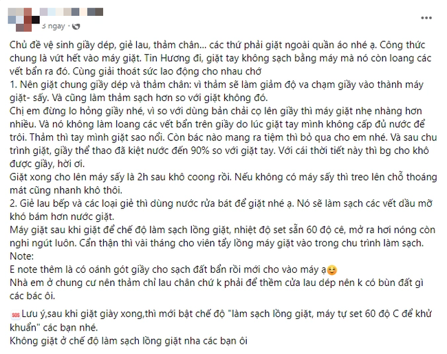 Dùng máy giặt vệ sinh giày, nữ nhân ngã ngửa vì cái kết đắng - Ảnh 1.