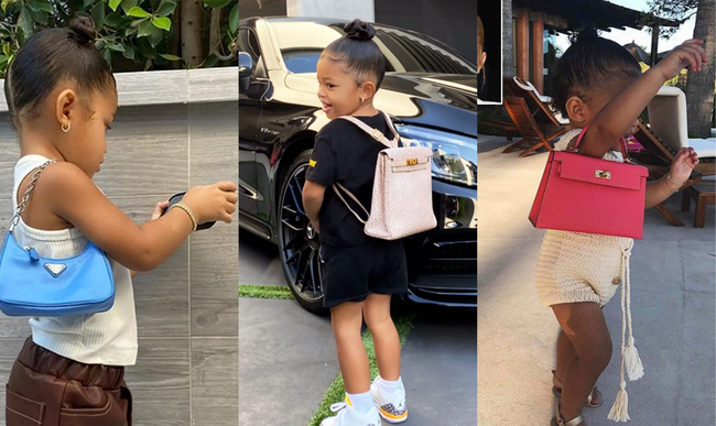 Sướng như con của sao hạng A: Rihanna thuê hẳn stylist cho... quý tử 9 tháng tuổi, ái nữ nhà Kylie Jenner sở hữu dòng mỹ phẩm khi còn bé tí - Ảnh 5.