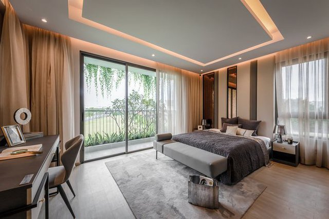 Biệt thự hơn 300m2, tốn gần 8 tỷ với thiết kế sang trọng, view c&oacute; hồ c&oacute; vườn tho&aacute;ng m&aacute;t - Ảnh 8.