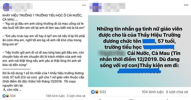 Kiểm điểm hiệu trưởng nhắn tin nhạy cảm với nữ giáo viên ở Cà Mau - Ảnh 1.