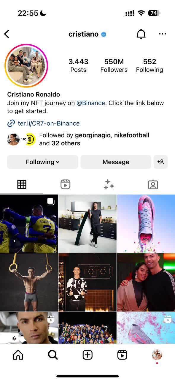 Cho Messi hít khói, Ronaldo lập kỷ lục với 550 triệu lượt followers trên Instagram, nhưng vẫn chỉ đứng thứ 2? - Ảnh 1.