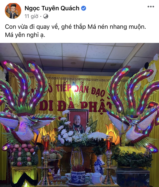 Các con và dàn nghệ sĩ nghẹn ngào tiễn đưa cố NS Thiên Kim về nơi an nghỉ cuối cùng - Ảnh 5.