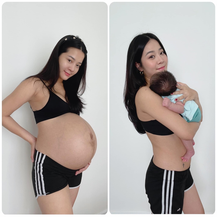 Karen Nguyễn giảm 23kg sau sinh, về lại vóc dáng như thời con gái - Ảnh 2.