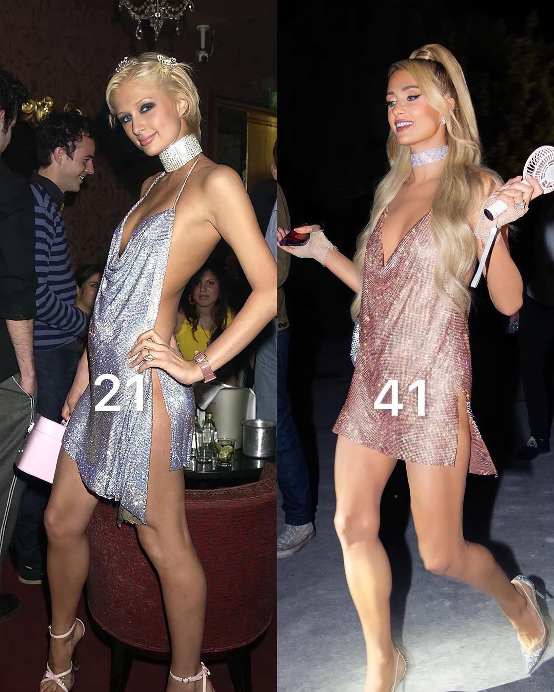 Chung tình như Paris Hilton: Dù 21, 36 hay 41 thì cũng đều nghiện 1 kiểu váy - Ảnh 3.