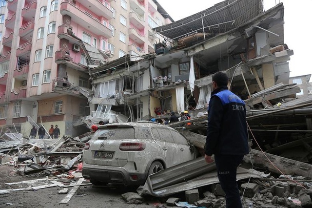 Chùm ảnh: Khung cảnh Thổ Nhĩ Kỳ, Syria tan hoang sau trận động đất kinh hoàng khiến hơn 4000 người thiệt mạng - Ảnh 1.