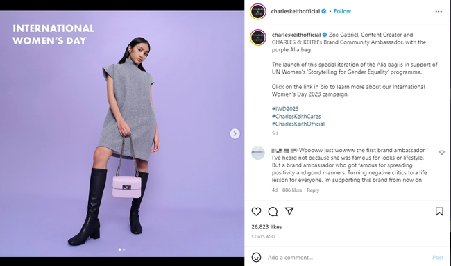 Từng bị chế giễu vì gọi túi Charles & Keith là hàng hiệu xa xỉ, cô gái 17 tuổi khiến netizen phục sát đất vì bước tiến không ngờ tới với nhãn hàng - Ảnh 4.