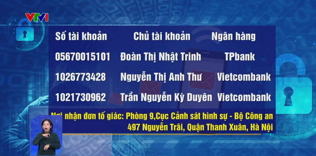 Công bố 18 tài khoản ngân hàng của các đối tượng lừa đảo - Ảnh 5.