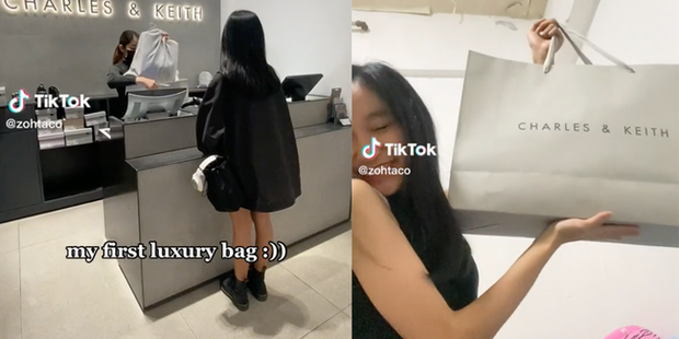 Từng bị chế giễu vì gọi túi Charles & Keith là hàng hiệu xa xỉ, cô gái 17 tuổi khiến netizen phục sát đất vì bước tiến không ngờ tới với nhãn hàng - Ảnh 1.