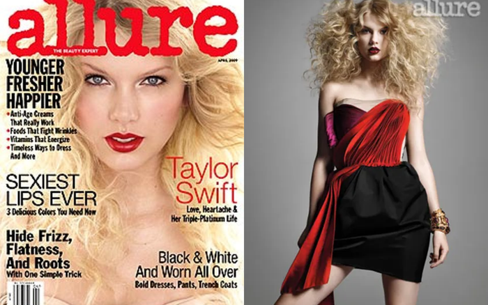 Taylor Swift was once forbidden by her mother to wear red lipstick - Photo 2.