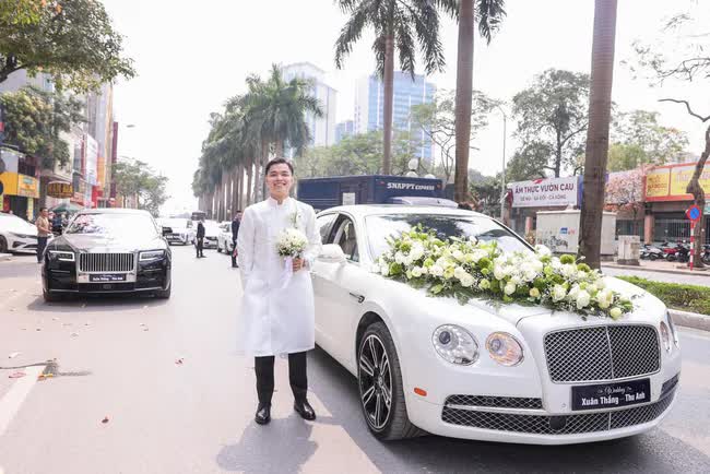 Đám cưới siêu xe ở Hà Nội quy tụ toàn Rolls-Royce, Bentley: Hé lộ gia thế khủng của đàng trai - Ảnh 5.