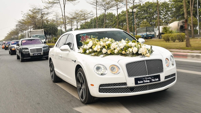 Đám cưới siêu xe ở Hà Nội quy tụ toàn Rolls-Royce, Bentley: Hé lộ gia thế khủng của đàng trai - Ảnh 3.