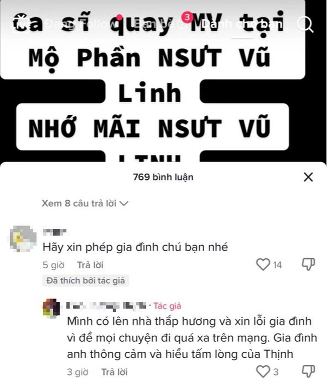 2 nam ca sĩ gây tranh cãi khi hát trước mộ NSƯT Vũ Linh, phải đích thân đến xin lỗi gia đình cố nghệ sĩ! - Ảnh 2.