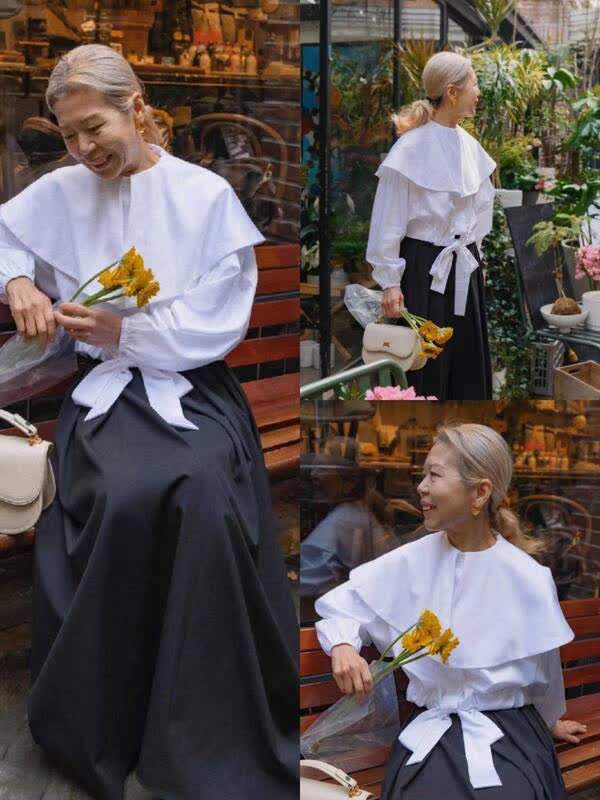 Cụ b&agrave; 62 tuổi g&acirc;y b&atilde;o MXH bởi gu thời trang trẻ trung, s&agrave;nh điệu đến nỗi hội g&aacute;i trẻ cũng muốn copy theo - Ảnh 9.