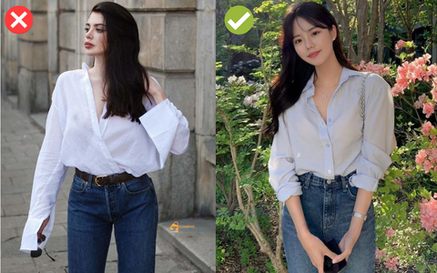 4 lỗi mặc &aacute;o sơ mi chị em kh&ocirc;ng n&ecirc;n mắc phải - Ảnh 3.