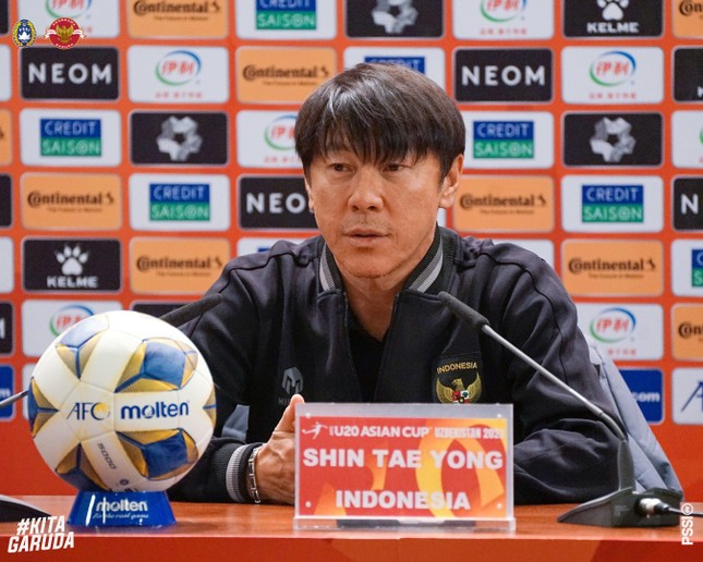 U20 Indonesia trắng tay, HLV Shin Tae-yong chỉ trích học trò - Ảnh 1.