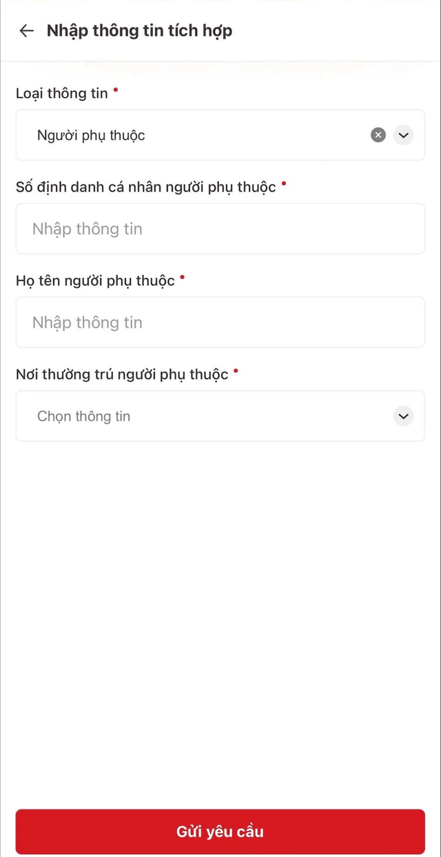 Các bước tích hợp thông tin người phụ thuộc, GPLX và BHYT vào ứng dụng VNeID ngay tại nhà - Ảnh 4.