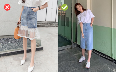 4 mẫu chân váy denim không nên mua - Ảnh 2.