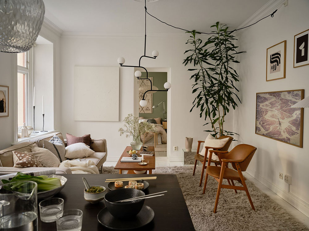 Căn hộ nhỏ 47m² đốn tim chị em nhờ vẻ đẹp tươi mát, đầy hơi thở mùa xuân - Ảnh 1. Căn hộ nhỏ 47m² đốn tim chị em nhờ vẻ đẹp tươi mát, đầy hơi thở mùa xuân - Ảnh 1.