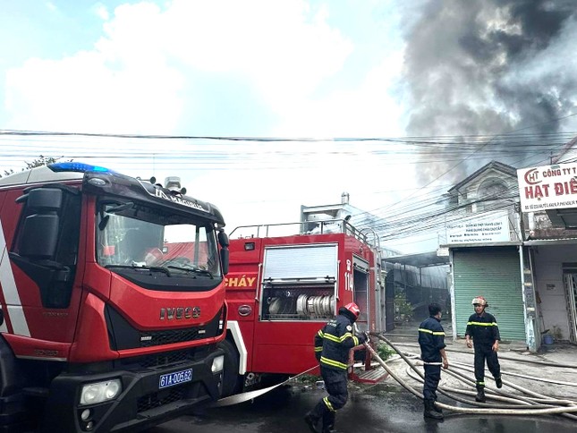 Thanh niên nghi ngáo đá dùng hung khí đâm công an rồi đốt nhà dân - Ảnh 1.