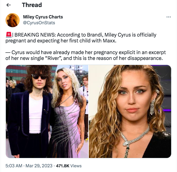 Rộ tin Miley Cyrus đang mang thai con đầu lòng - Ảnh 2.