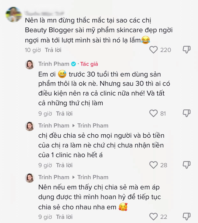 Trinh Phạm chi hơn 100 triệu để clinic da mặt, netizen ùa vào trách: Hóa ra review sử dụng mỹ phẩm chỉ là trò đùa? - Ảnh 8.