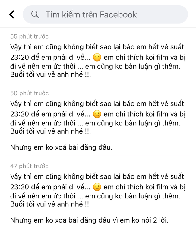 Động thái mới nhất của thanh niên tố Trấn Thành chen ngang bao rạp, tuyên bố cứng 1 điều dưới status của nam MC - Ảnh 2.