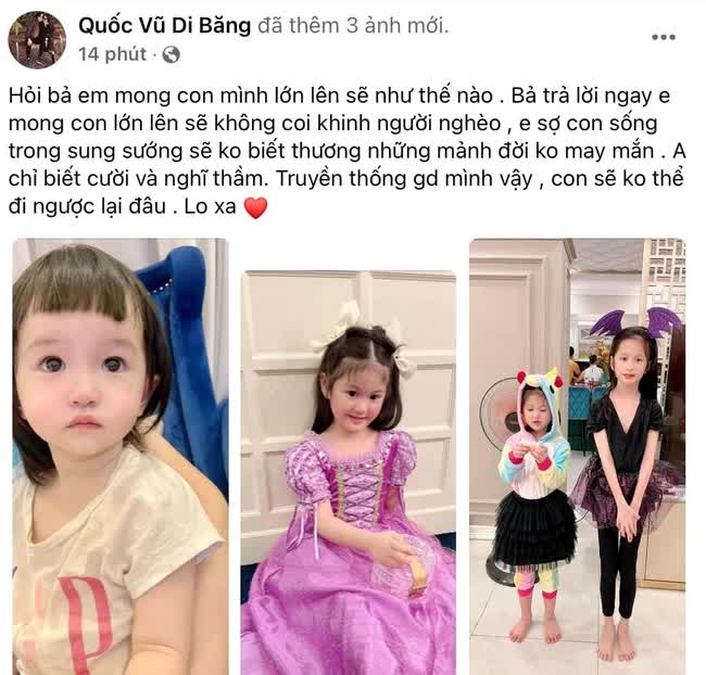 Các đại gia Việt dạy con thế nào: Người nuông chiều tới bến, người dù bận vẫn dành thời gian quan tâm con từ chi tiết nhỏ nhất - Ảnh 2. Các đại gia Việt dạy con thế nào: Người nuông chiều tới bến, người dù bận vẫn dành thời gian quan tâm con từ chi tiết nhỏ nhất - Ảnh 2.