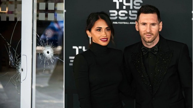 Si&ecirc;u thị của gia đ&igrave;nh bị xả s&uacute;ng, Messi bị đe dọa t&iacute;nh mạng tại Argentina - Ảnh 1.