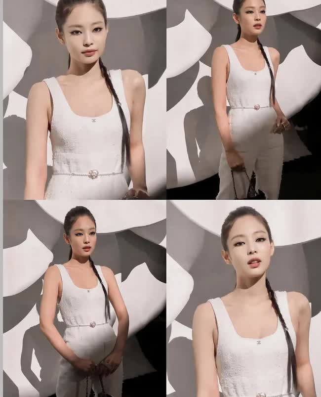 Jennie thiêu rụi show Chanel: Mặt bị thương vẫn xinh, tóc tết hay ho dự sẽ thành hot trend, trang phục cũng lạ chưa từng thấy - Ảnh 6.