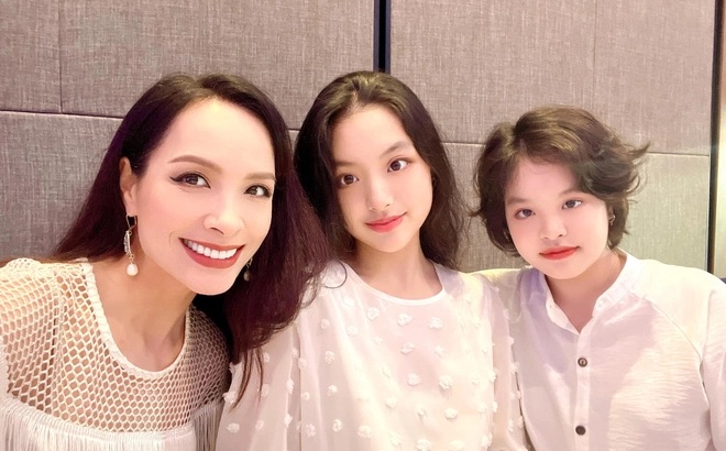 Cựu siêu mẫu Thúy Hạnh xuất hiện bên hai con gái đáng yêu - Ảnh 4.