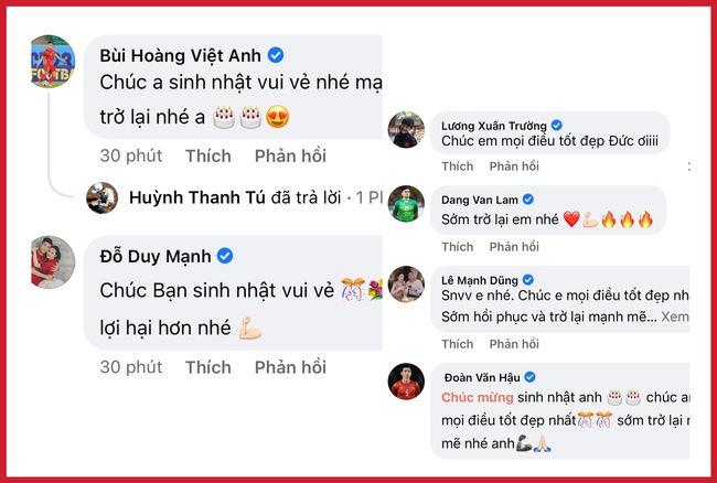 Phan Văn Đức báo tin vui về ca phẫu thuật, các đồng đội tuyển Việt Nam vào động viên tinh thần - Ảnh 2.