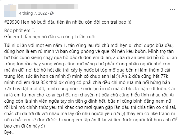 Nghi vấn drama tố bạn gái ăn nhiều đòi chia bill 226k là “văn mẫu bóc phốt” đã có từ 1 năm trước - Ảnh 2.