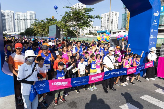 Chân dung các runner nhí cán đích siêu tốc trên đường chạy 1,5km của Lazada Run: Quá nhiều sự cute ở đây! - Ảnh 4.