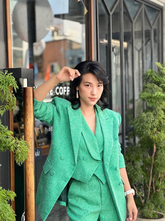 Ảnh hiếm của MC Ho&agrave;ng Oanh khi tham gia cuộc thi sắc đẹp từ 10 năm trước - Ảnh 4.