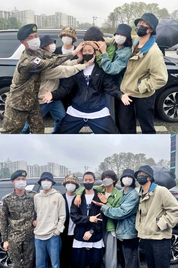 Hé lộ hình ảnh đầu tiên của J-Hope (BTS) trong quân đội: Mặt mộc qua cam thường gây bất ngờ! - Ảnh 4.