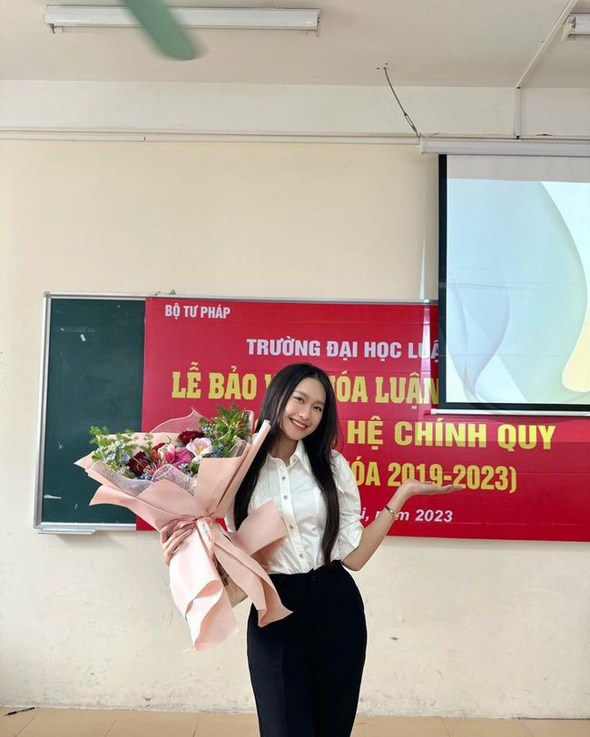 Văn Hậu tiết lộ Doãn Hải My được 10 điểm tuyệt đối ngày bảo vệ khoá luận tốt nghiệp trường luật - Ảnh 4.