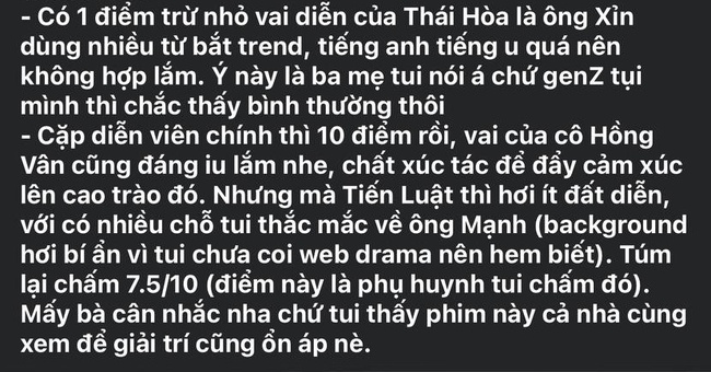 Khán giả review nóng Lật Mặt 6 - Con Nhót Mót Chồng: Khen Lý Hải lên trình, một nhân vật duyên không kém Thu Trang - Thái Hòa - Ảnh 4.