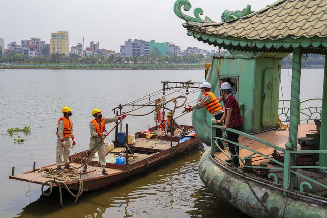 Hà Nội: Di dời những du thuyền cuối cùng ra khỏi Hồ Tây - Ảnh 5.