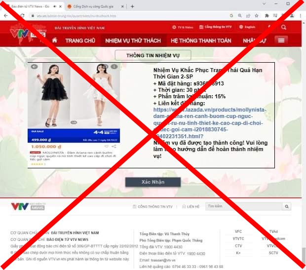 Cảnh báo chiêu trò mạo danh Báo điện tử VTV News để lừa đảo - Ảnh 4.