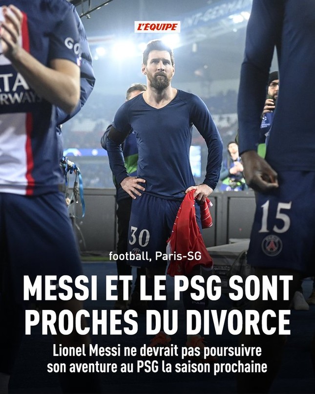Báo LEquipe: Hết mùa này, Messi sẽ rời PSG - Ảnh 2.