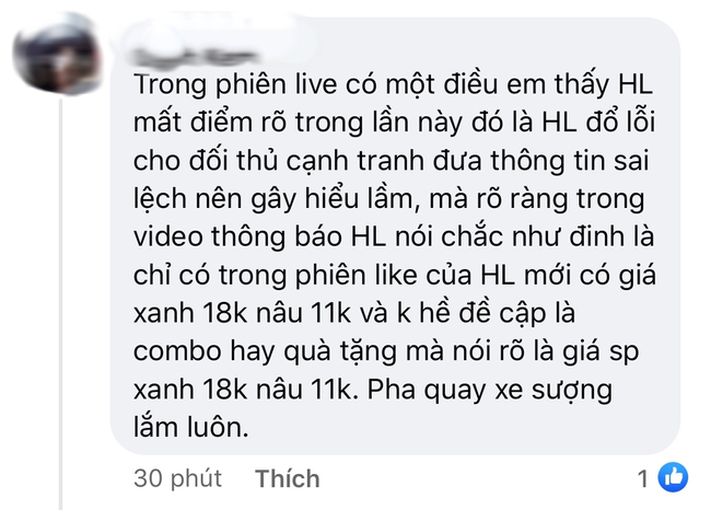 Vụ chiến thần tóp tóp bán dầu gội 18k: Bẻ lái bất ngờ trong livestream, bị netizen trách PR lố - Ảnh 10.