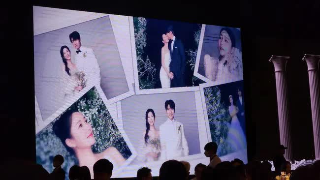Lee Seung Gi và Lee Da In đã lộ diện ở đám cưới: Chú rể để đầu 3 phân, bật khóc bên cô dâu đẹp lộng lẫy như công chúa - Ảnh 5.