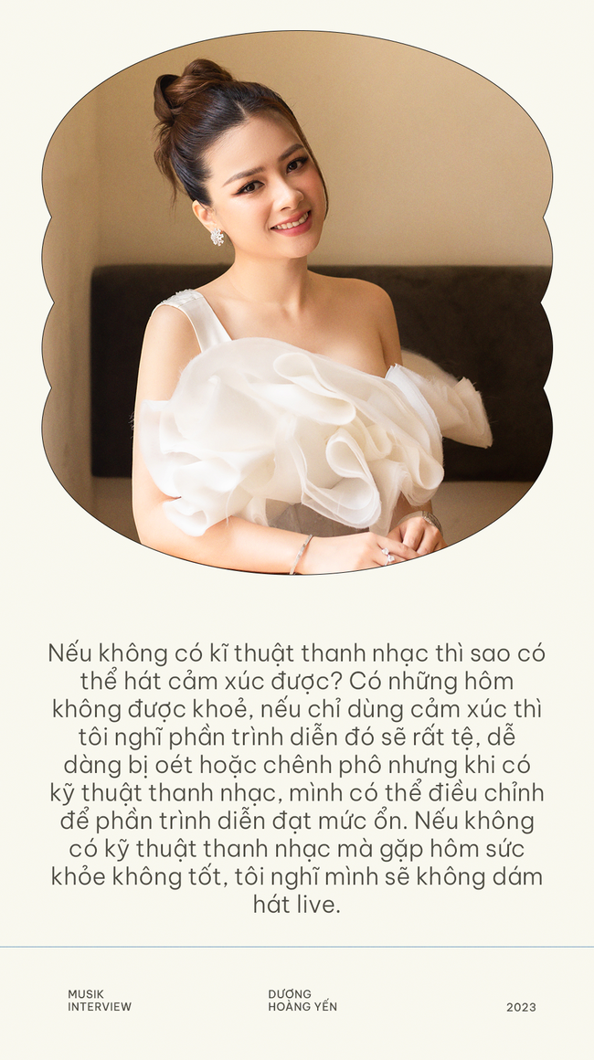 Dương Hoàng Yến: Nếu không có kĩ thuật thanh nhạc thì sao có thể hát cảm xúc được? - Ảnh 14.