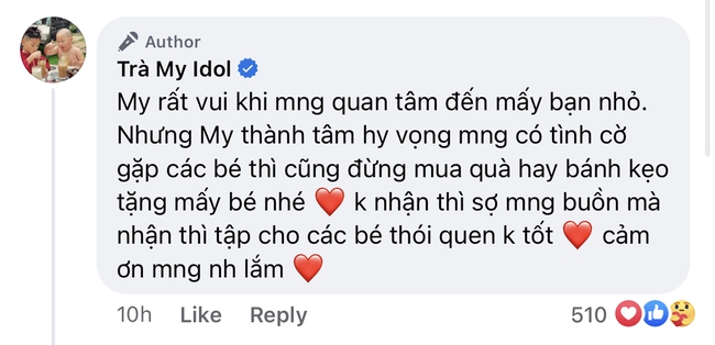 Cậu út nhà Trà My Idol gây sốt với biểu cảm bẽn lẽn khi nắm tay bạn gái, nhưng lời nhắn của nữ ca sĩ mới gây chú ý! - Ảnh 4.