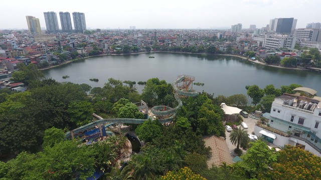 Hà Nội: Tháo dỡ những công trình vi phạm trong công viên Tuổi trẻ Thủ đô - Ảnh 12.