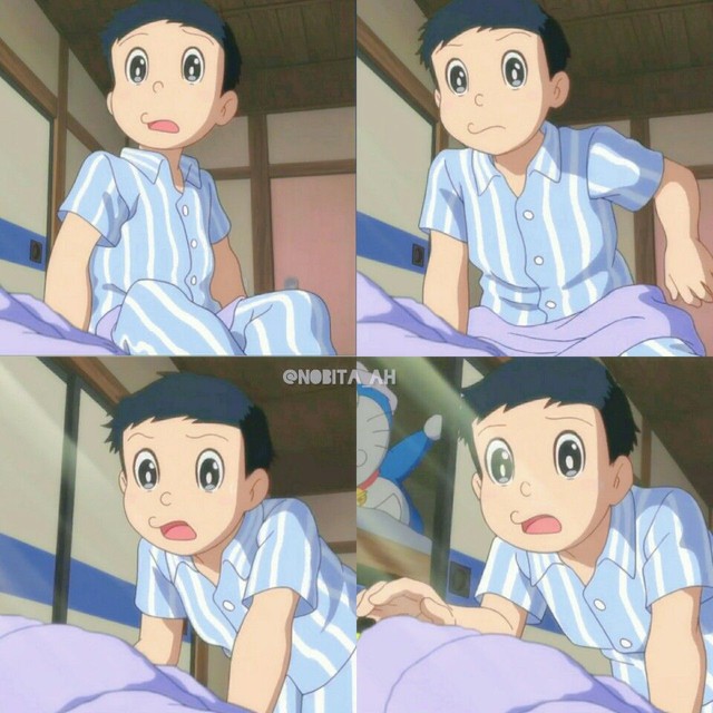 Nhan sắc Nobita khi bỏ kính bất ngờ gây sốt, khác xa vẻ hậu đậu thường thấy ở Doraemon - Ảnh 2.