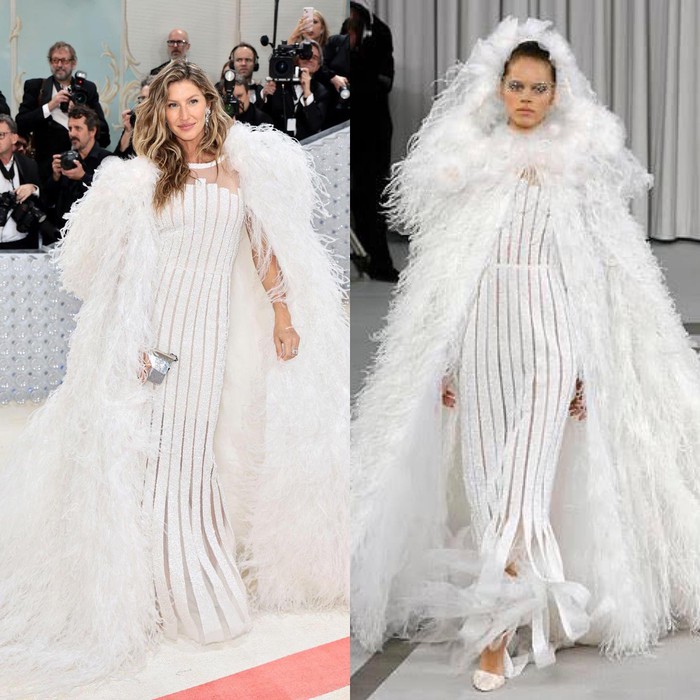 Những màn tái hiện quá khứ trên thảm đỏ Met Gala 2023 - Ảnh 4.